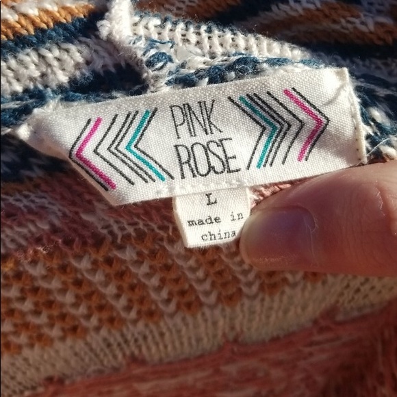 PINK ROSE Long Sweater Coat!!🌷 - Picture 5 of 5